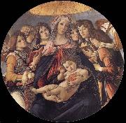 Sandro Botticelli The Madonna and the Nino with angeles oil painting on canvas